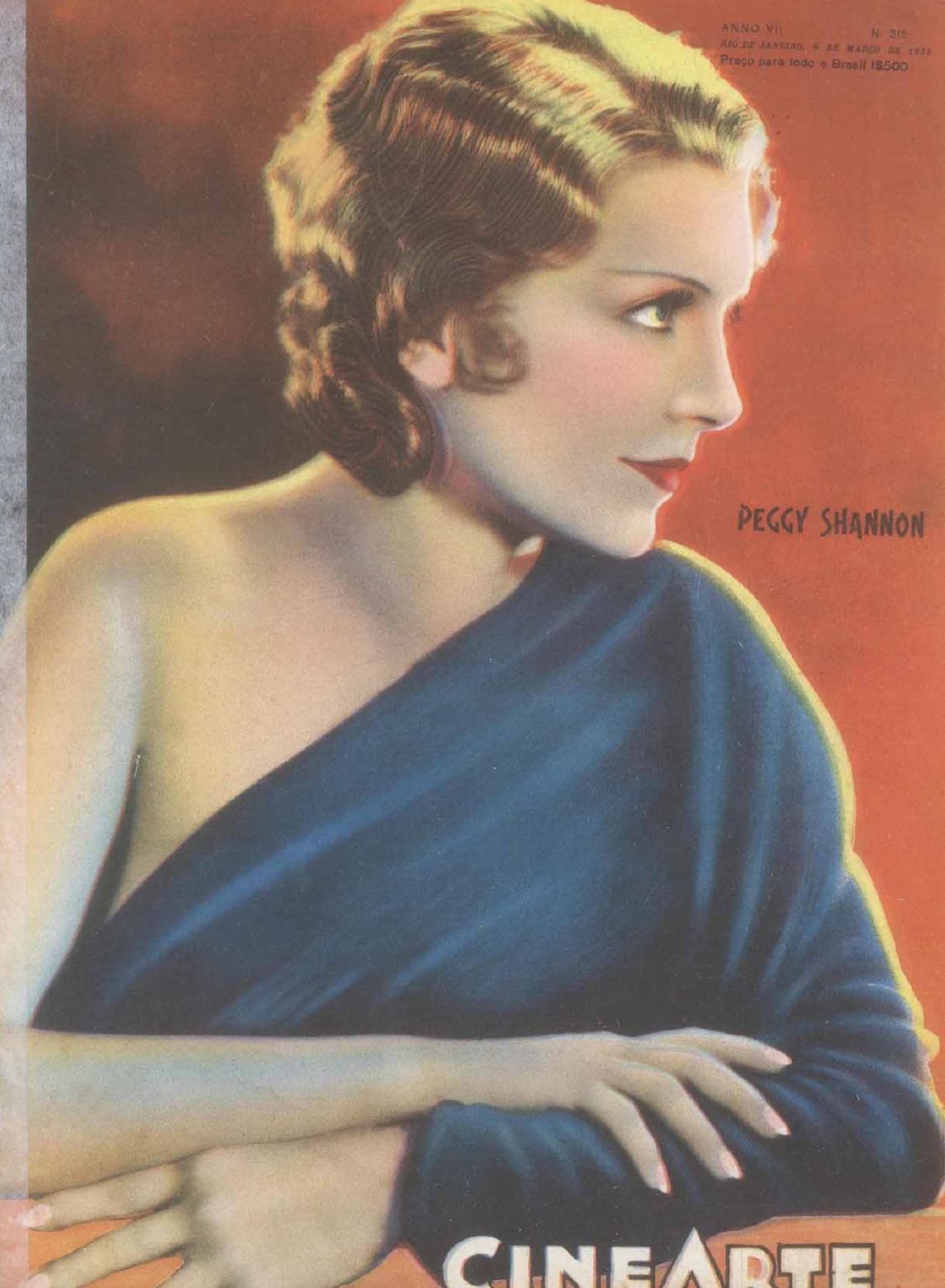 CINEARTE magazine side cover Issue 315 9 March 1932