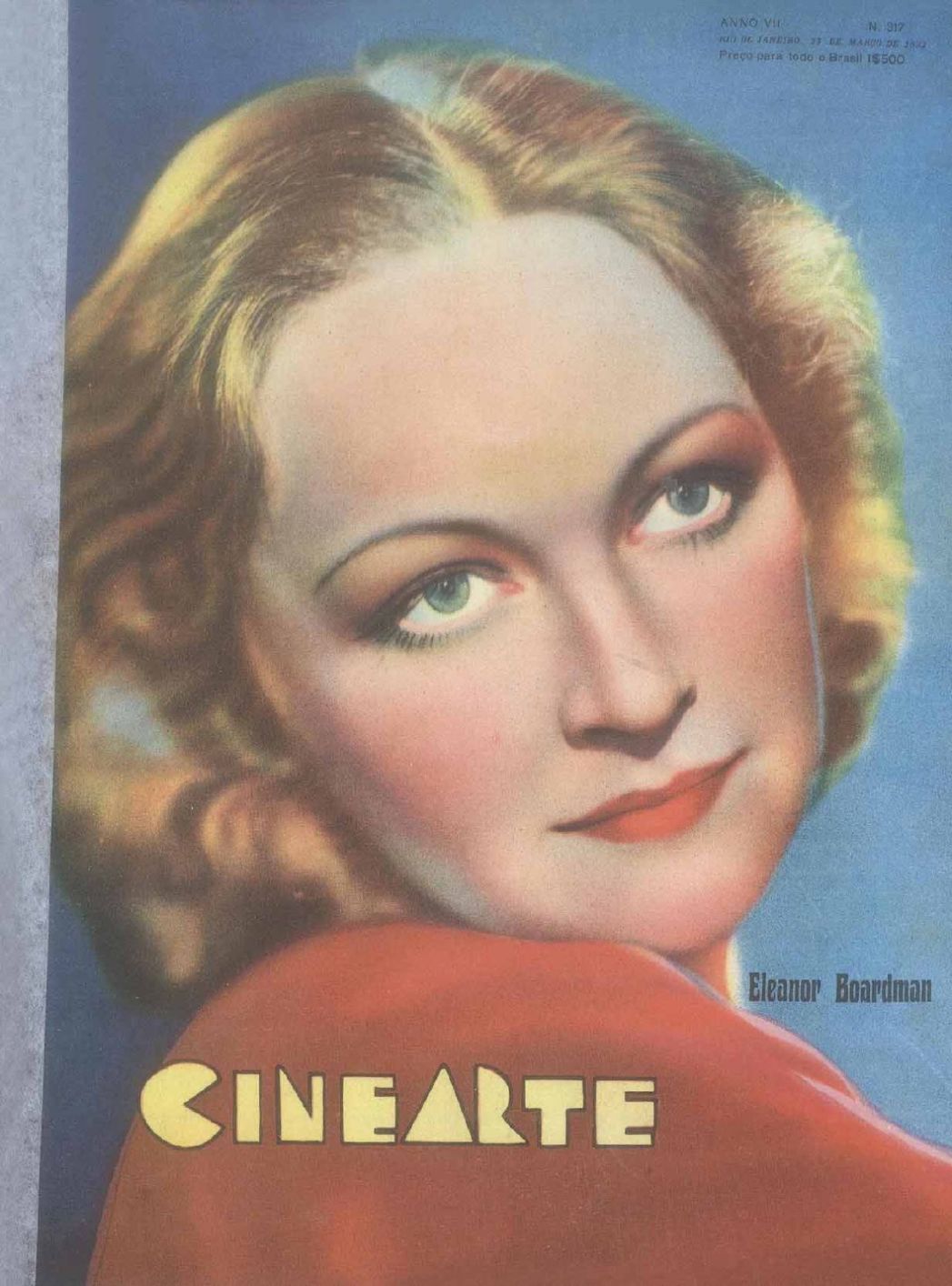 CINEARTE magazine side cover Issue 317 23 March 1932