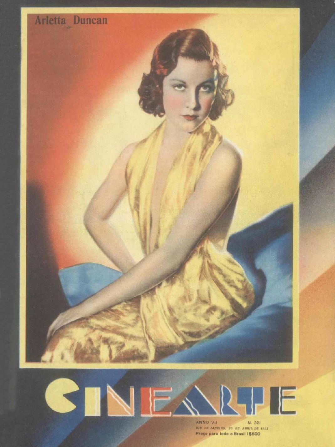 CINEARTE magazine side cover Issue 321 20 April 1932