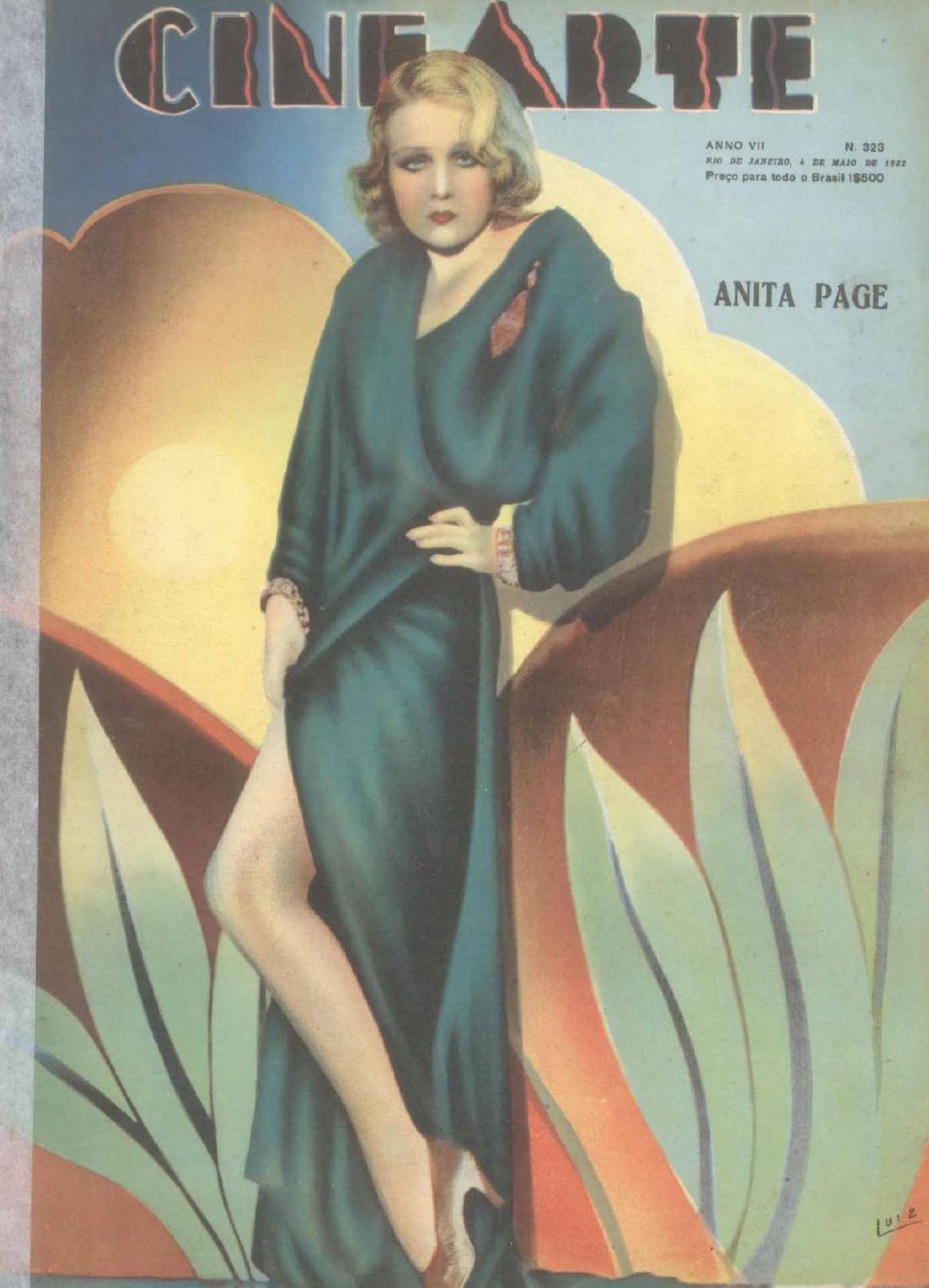 CINEARTE magazine side cover Issue 323 4 May 1932