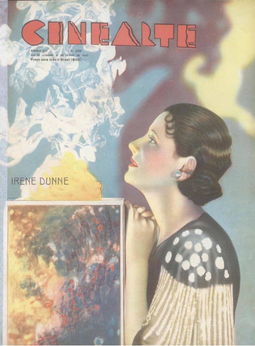 CINEARTE magazine side cover Issue 328 8 June 1932