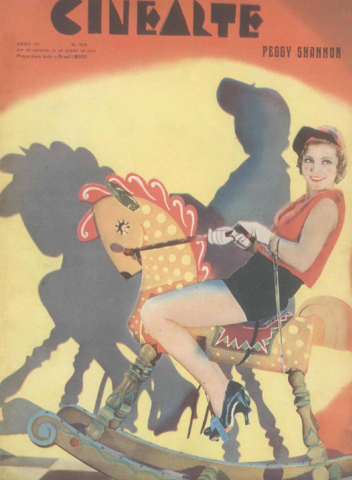 CINEARTE magazine side cover Issue 329 15 June 1932
