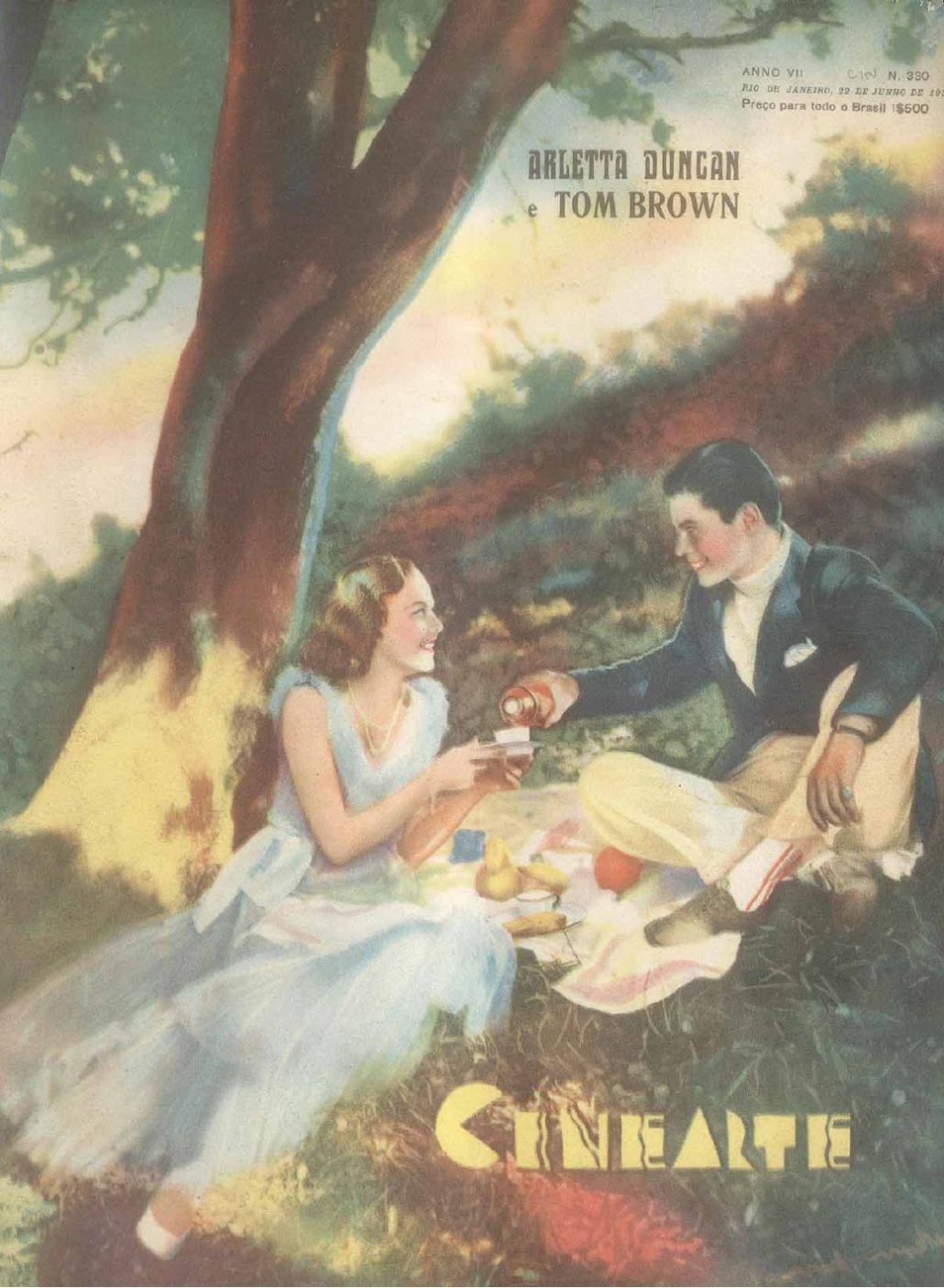 CINEARTE magazine side cover Issue 330 22 June 1932