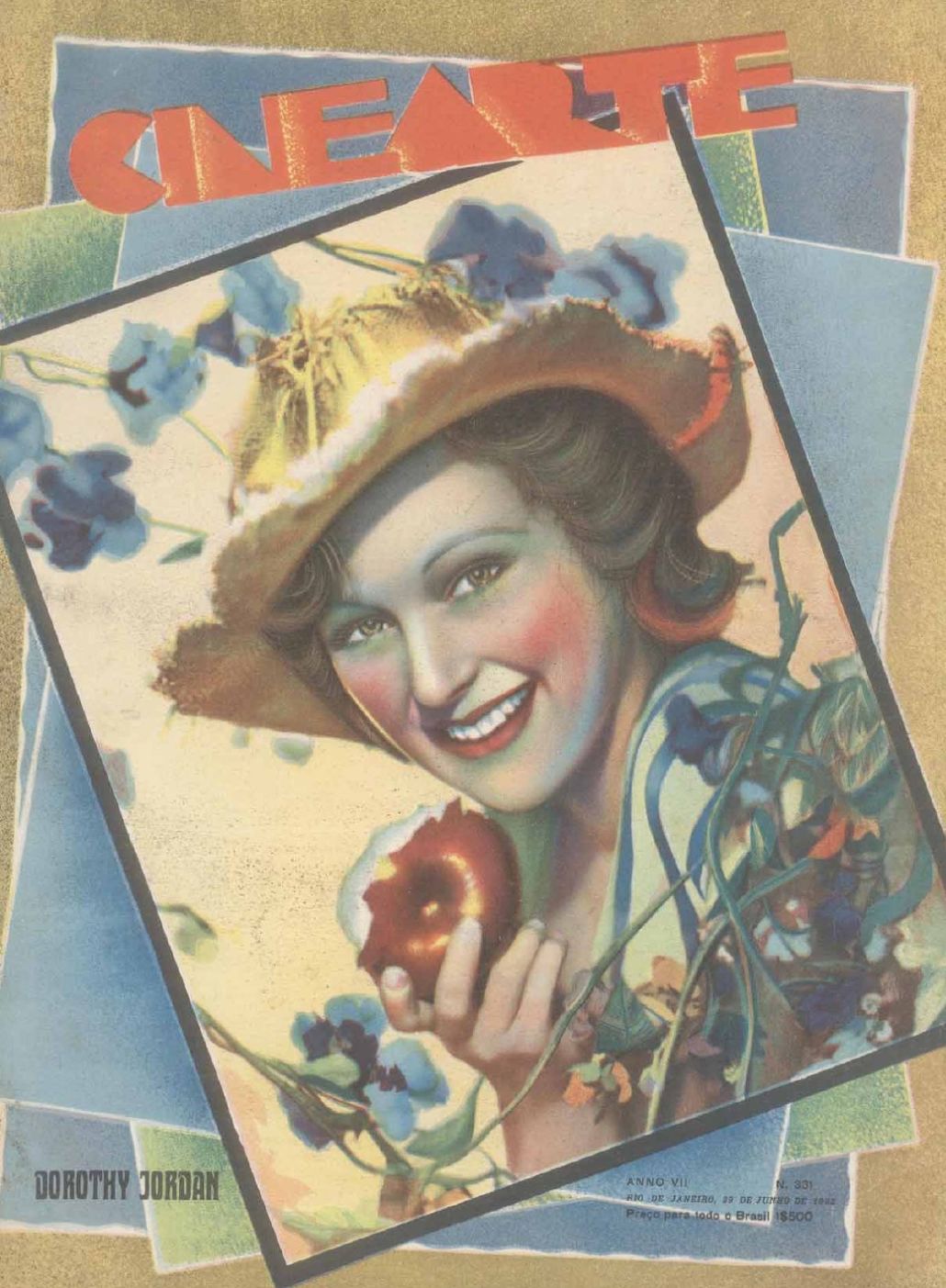 CINEARTE magazine side cover Issue 331 29 June 1932