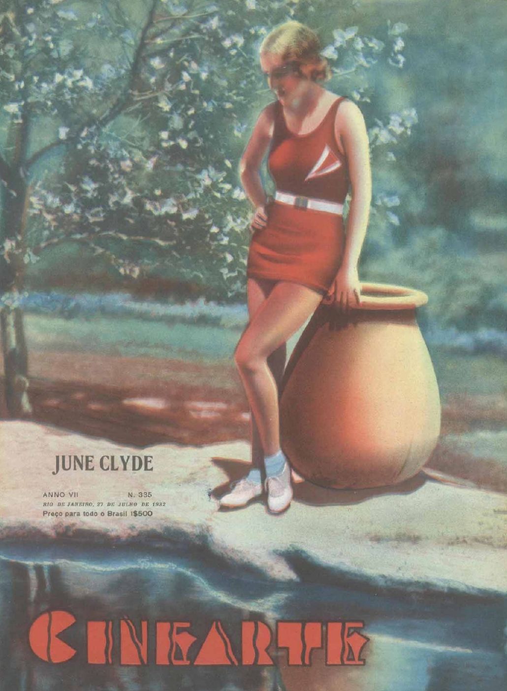 CINEARTE magazine side cover Issue 335 27 July 1932