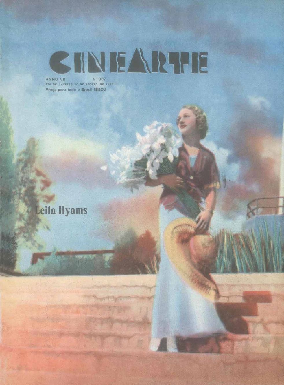 CINEARTE magazine side cover Issue 337 10 August 1932