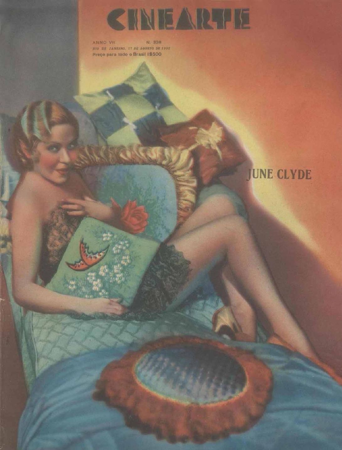 CINEARTE magazine side cover Issue 338 17 August 1932