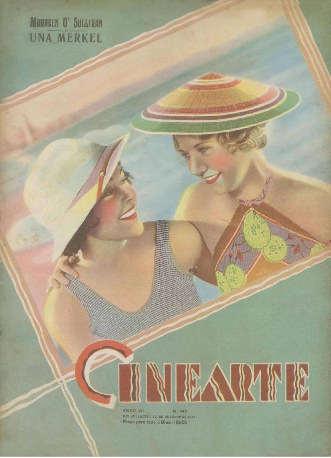CINEARTE magazine side cover Issue 346 12 October 1932