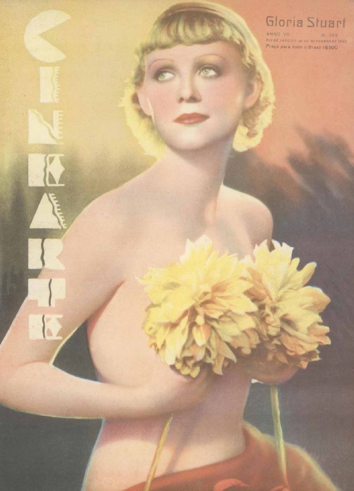 CINEARTE magazine side cover Issue 353 30 November 1932