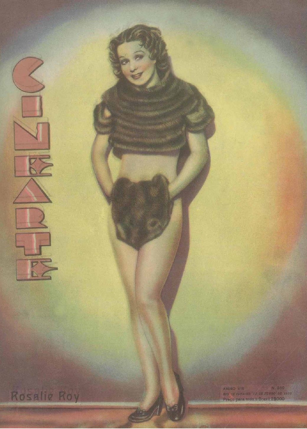 CINEARTE magazine side cover Issue 369 15 June 1933