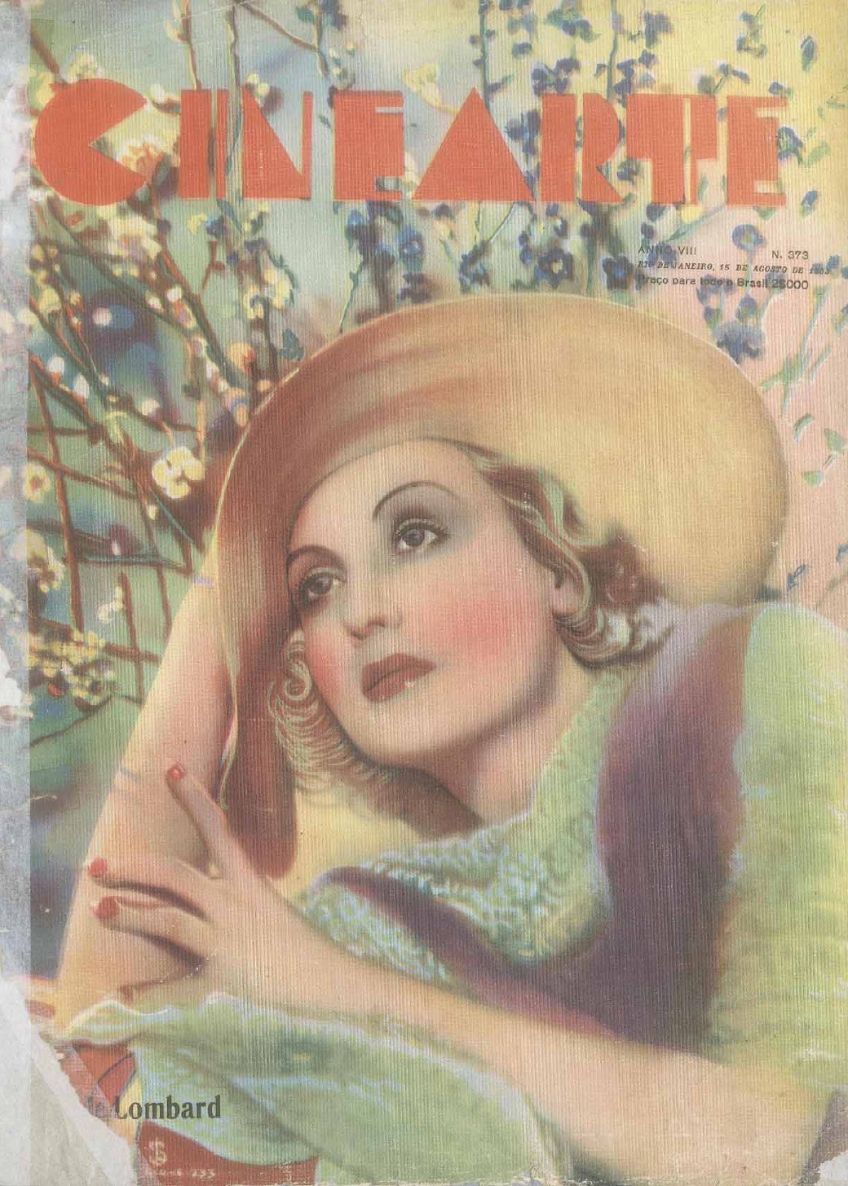 CINEARTE magazine side cover Issue 373 15 August 1933