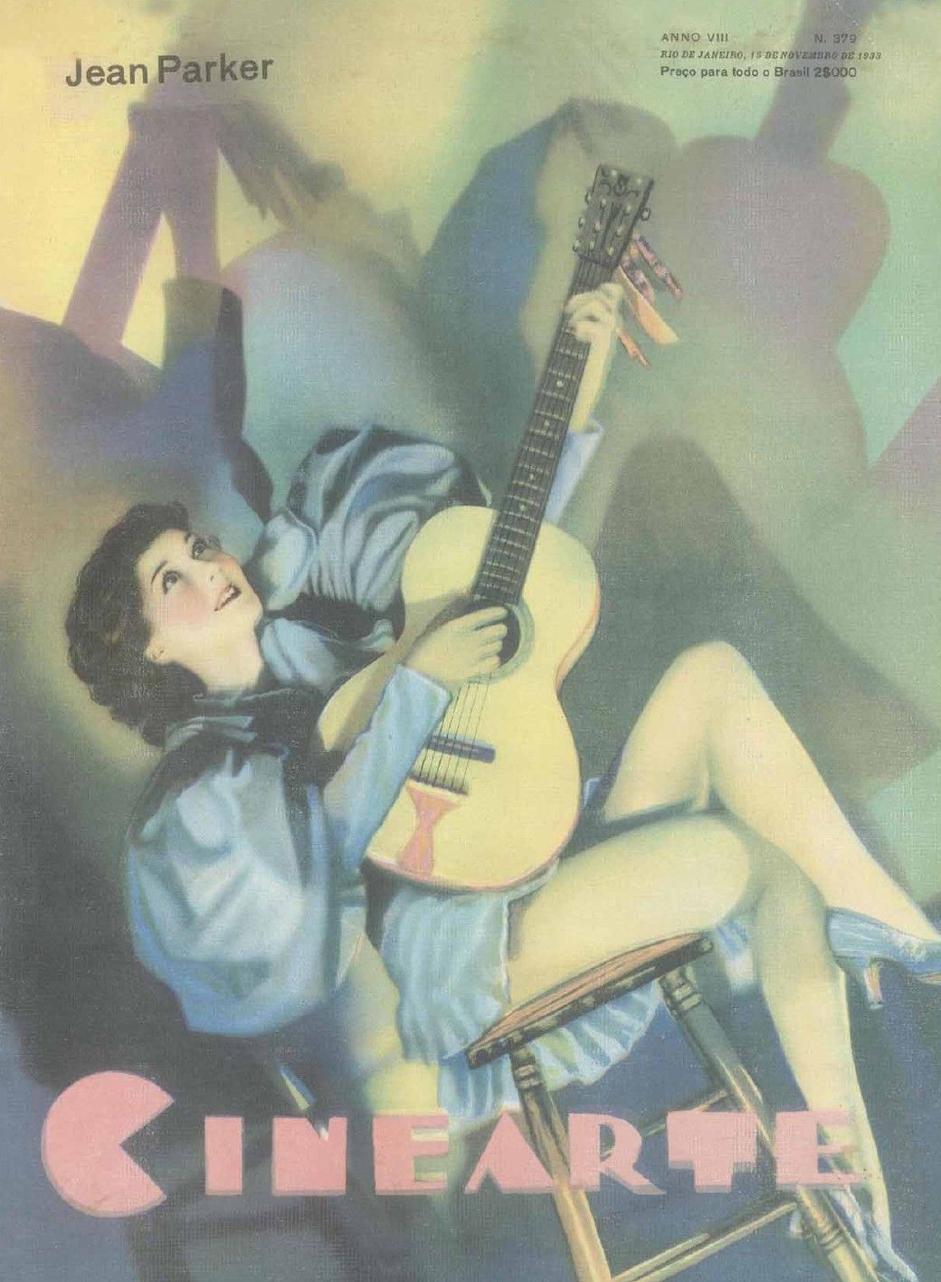 CINEARTE magazine side cover Issue 379 15 November 1933