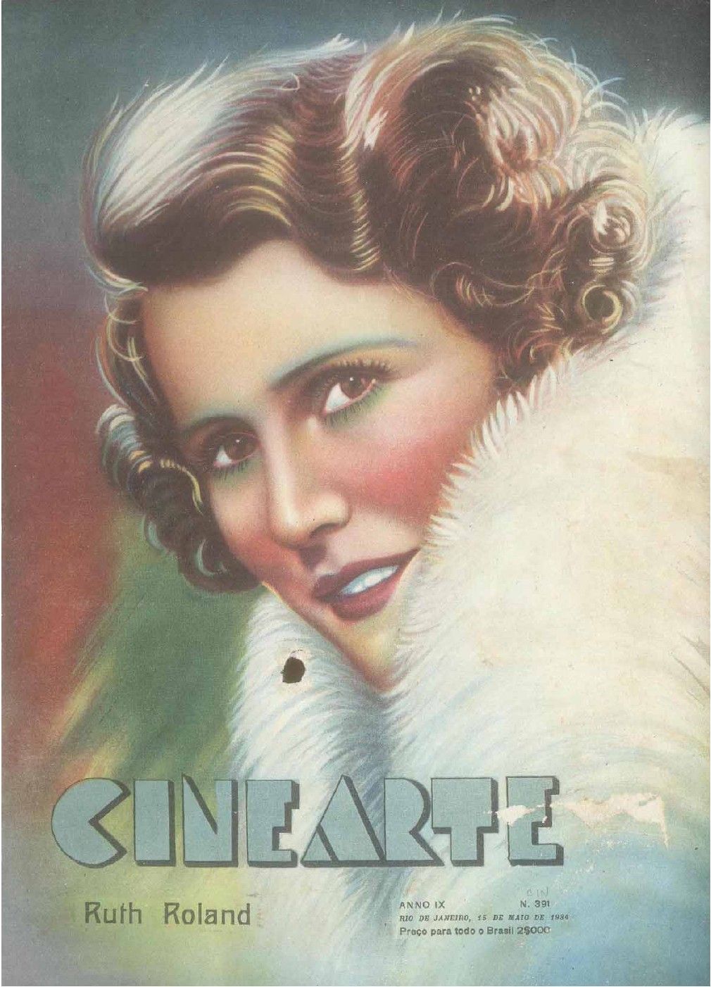 CINEARTE magazine side cover Issue 391 15 May 1934