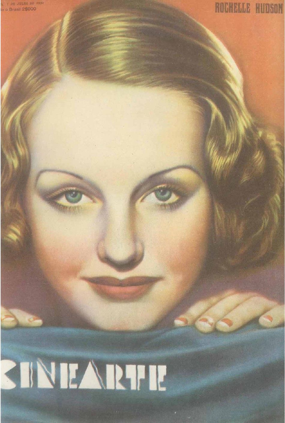 CINEARTE magazine side cover Issue 394 1 July 1934