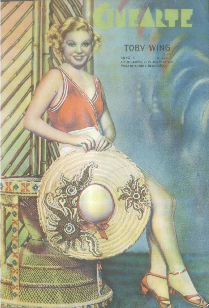 CINEARTE magazine side cover Issue 397 15 August 1934