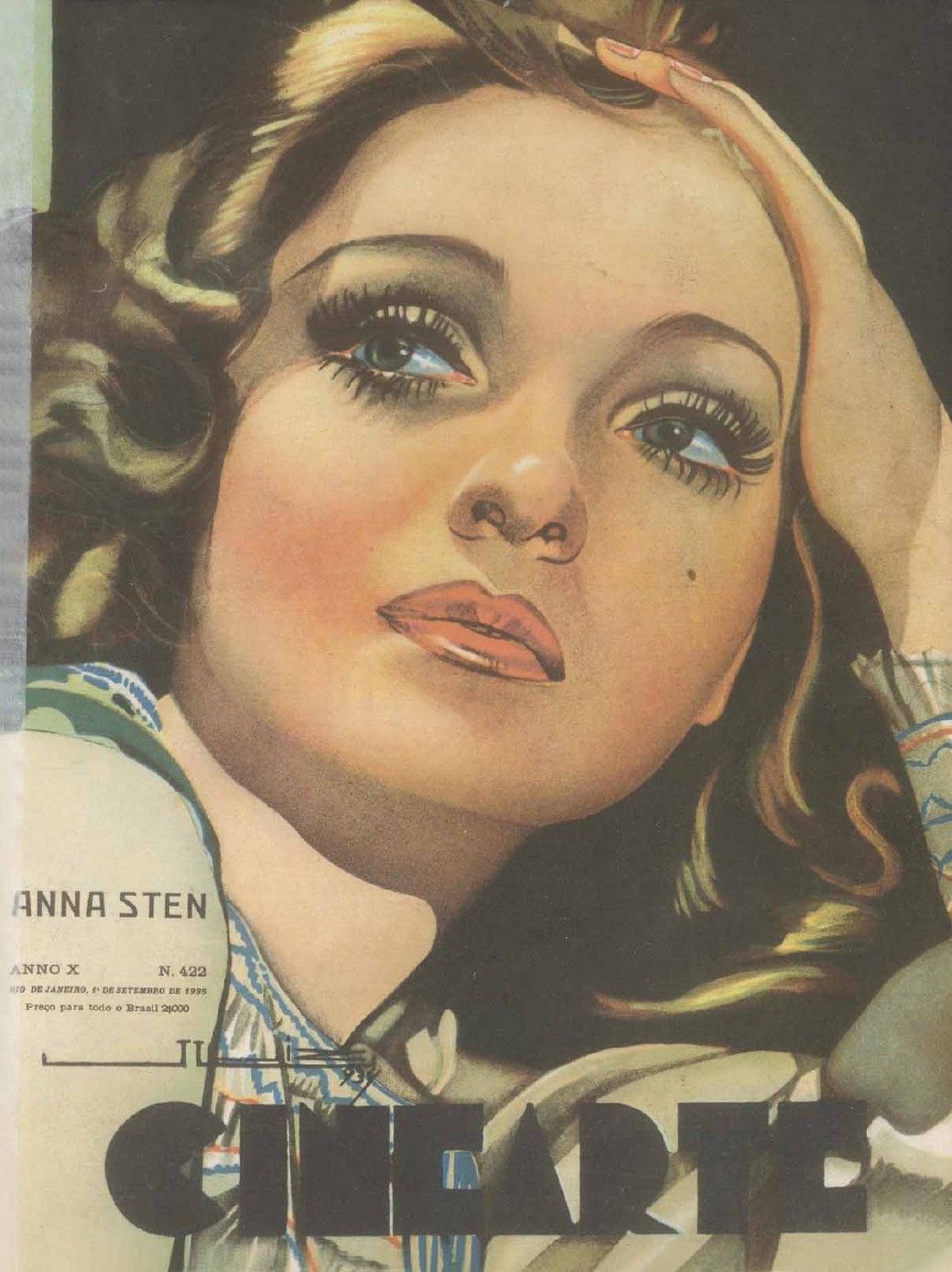 CINEARTE magazine side cover Issue 422 1 September 1935