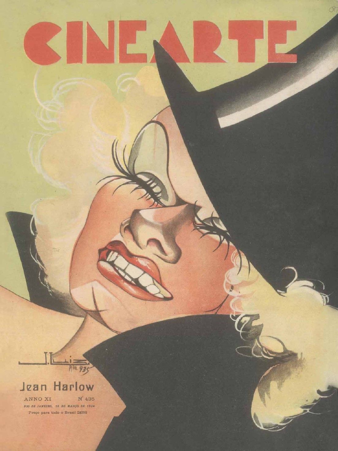 CINEARTE magazine side cover Issue 435 15 March 1936