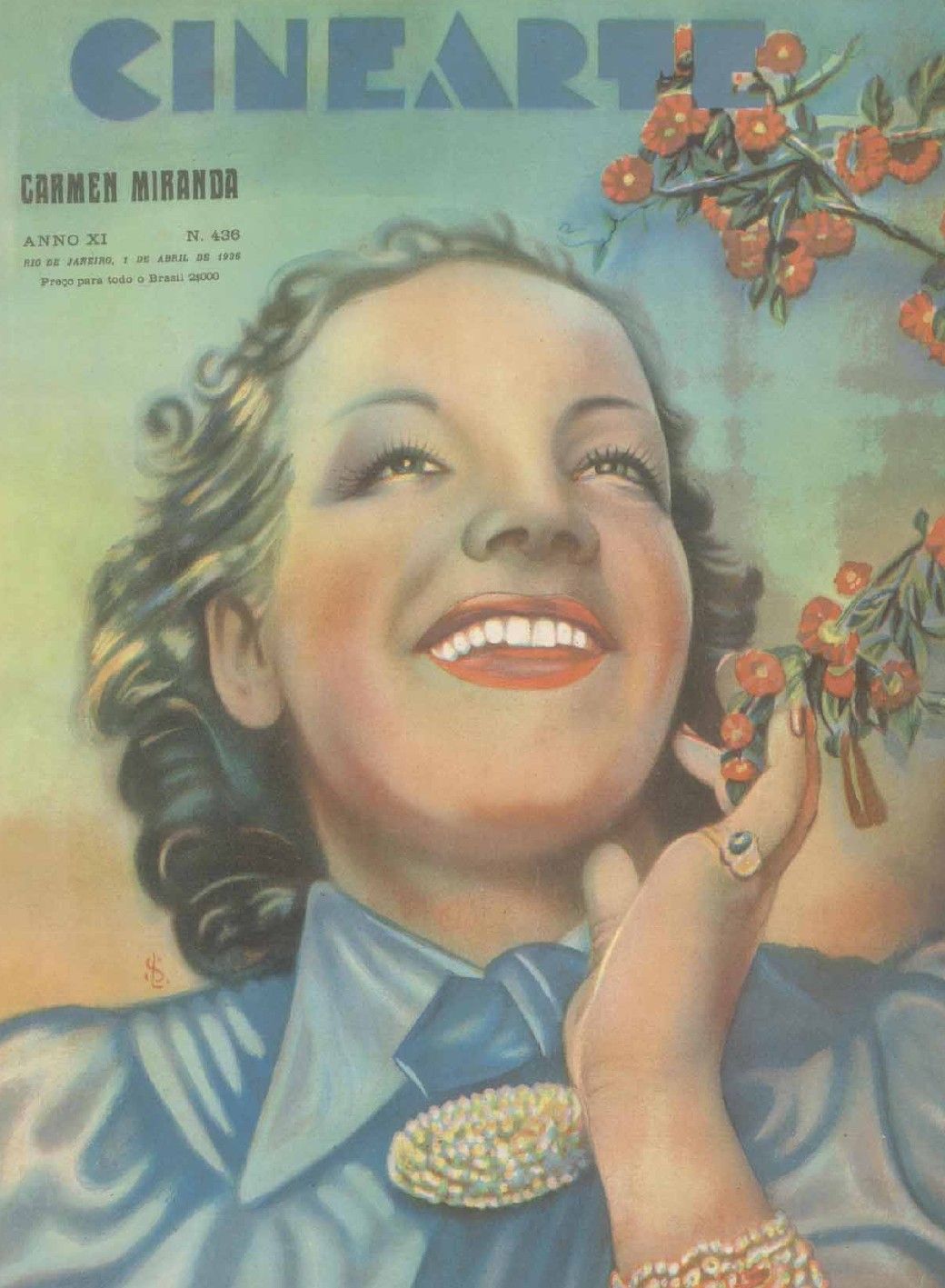 CINEARTE magazine side cover Issue 436 1 April 1936