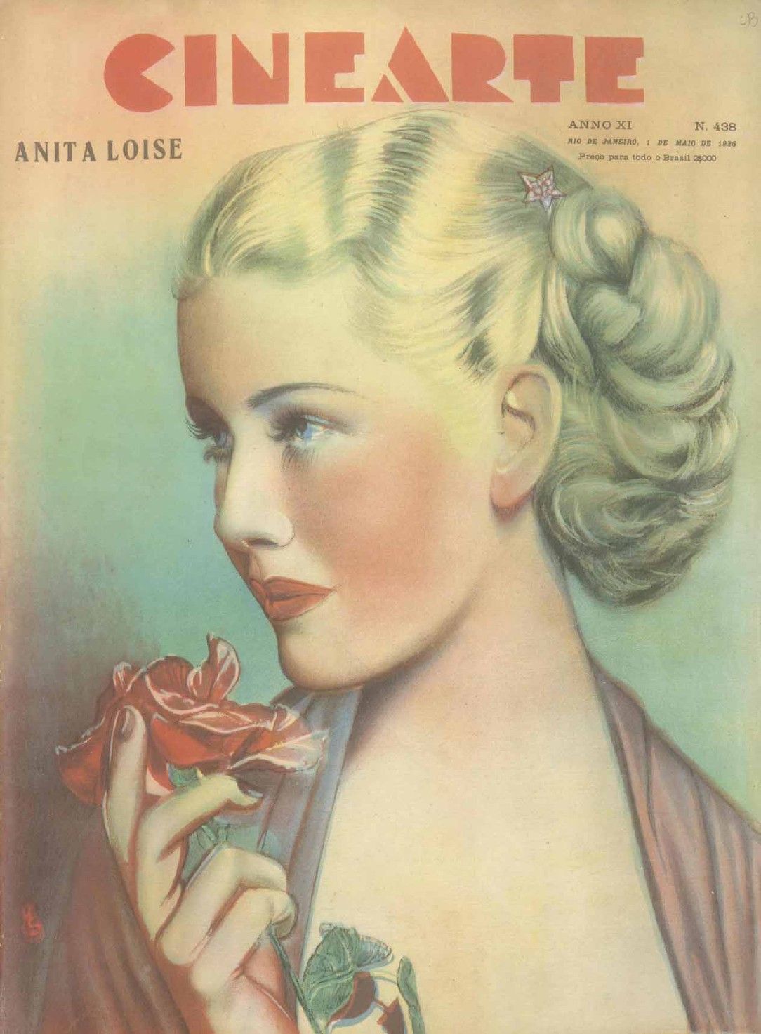 CINEARTE magazine side cover Issue 438 1 May 1936