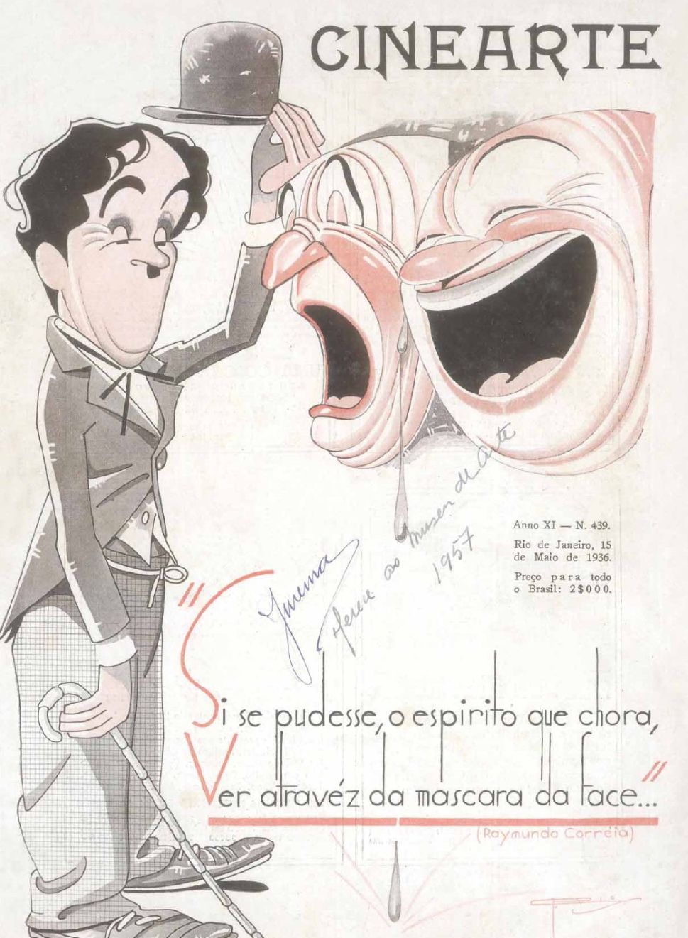 CINEARTE magazine side cover Issue 439 15 May 1936