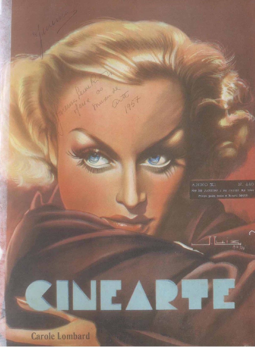 CINEARTE magazine side cover Issue 440 1 June 1936