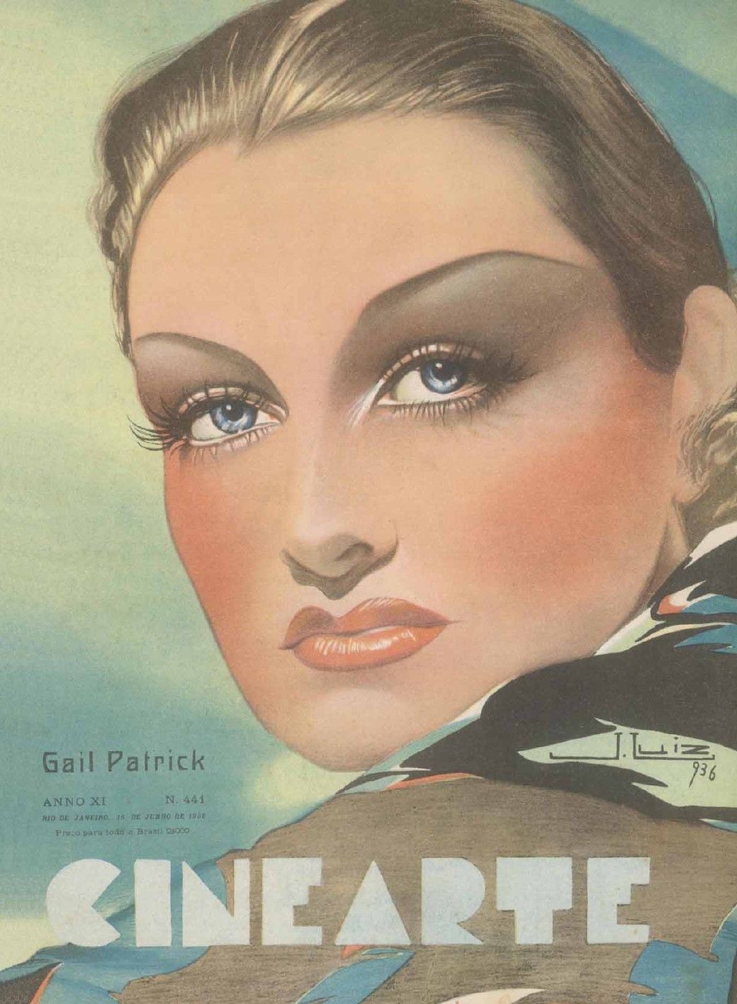 CINEARTE magazine side cover Issue 441 15 June 1936