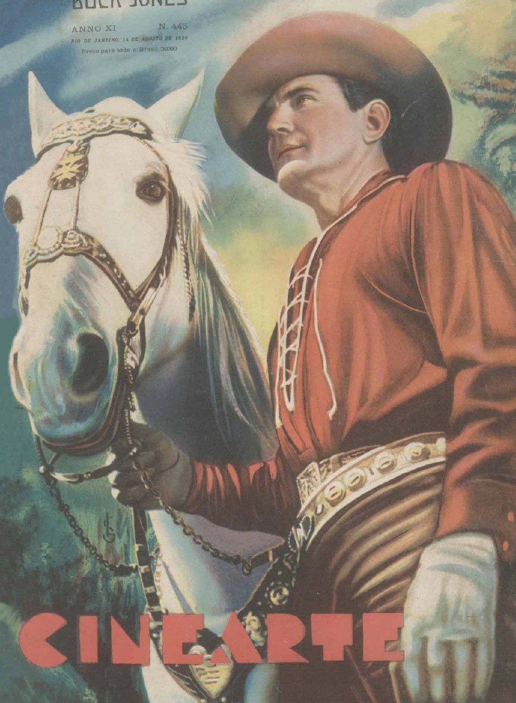 CINEARTE magazine side cover Issue 445 15 August 1936