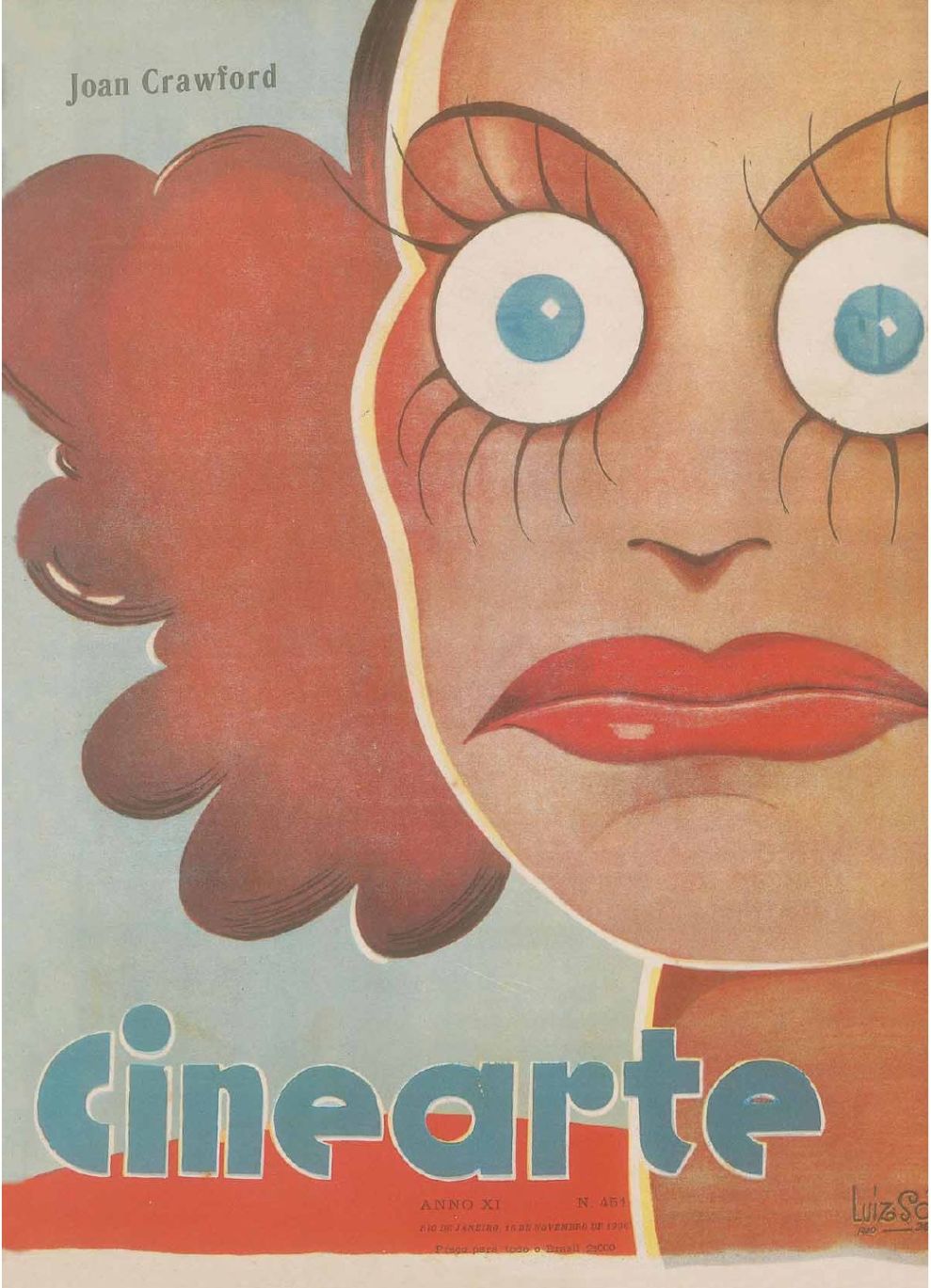 CINEARTE magazine side cover Issue 451 15 November 1936