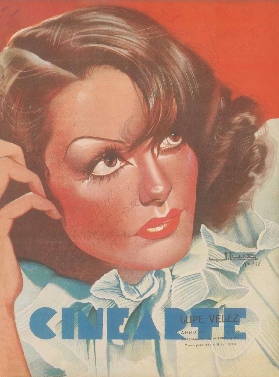 CINEARTE magazine side cover Issue 452 1 December 1936