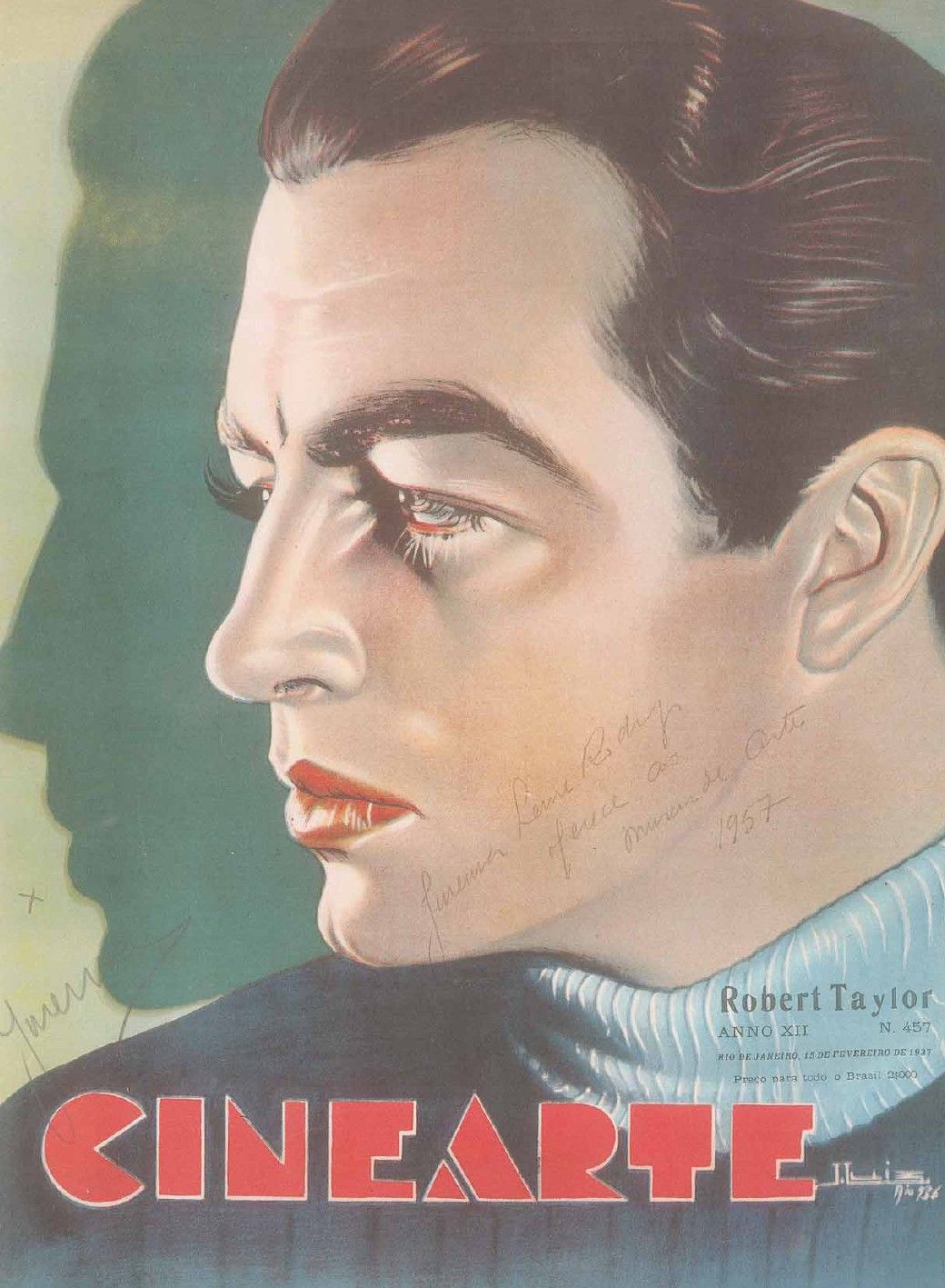 CINEARTE magazine side cover Issue 457 15 February 1937