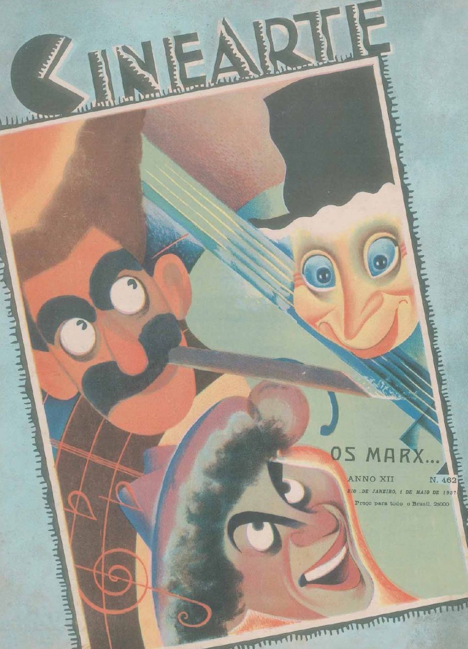 CINEARTE magazine side cover Issue 462 1 May 1937