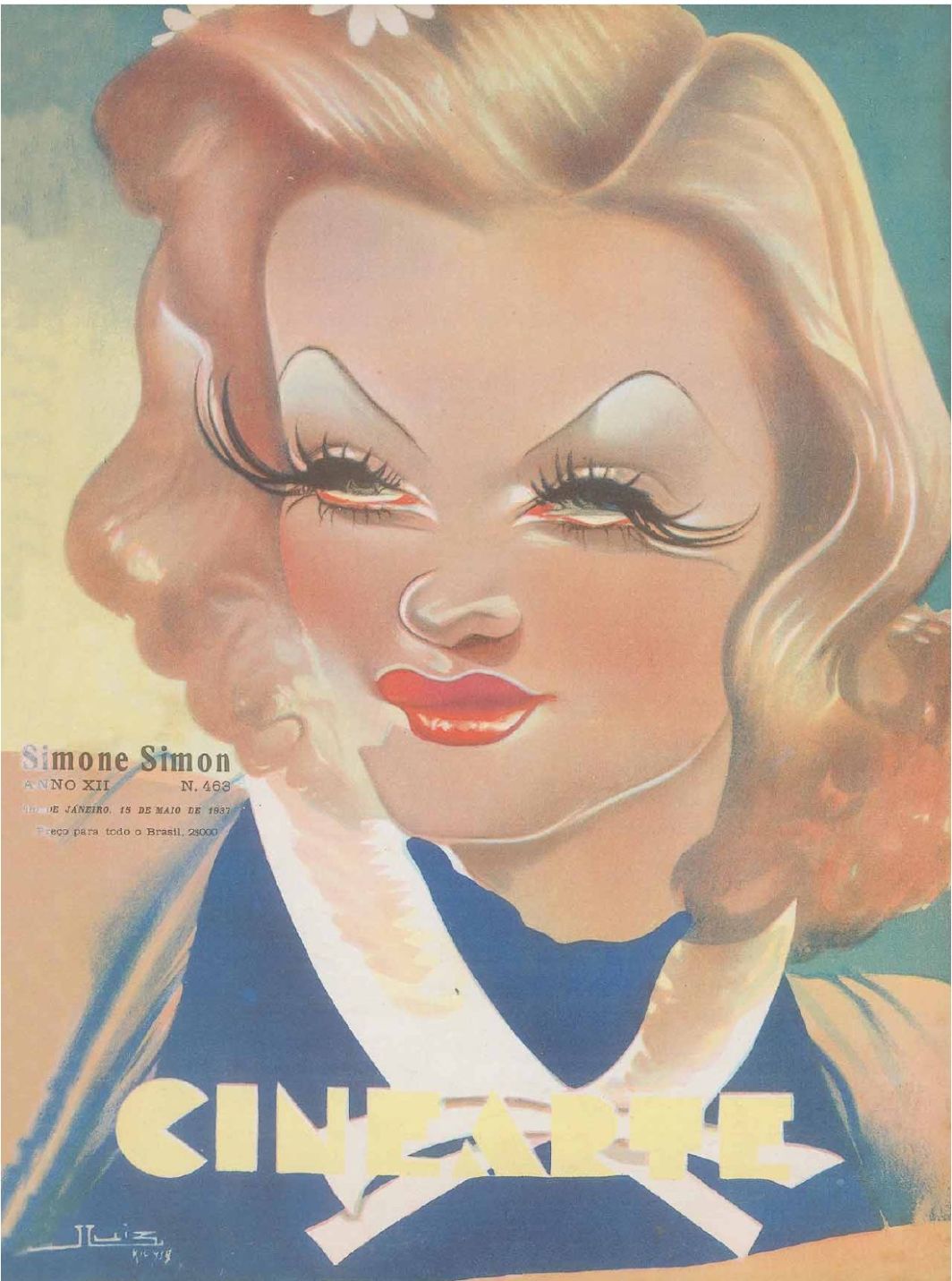 CINEARTE magazine side cover Issue 463 15 May 1937
