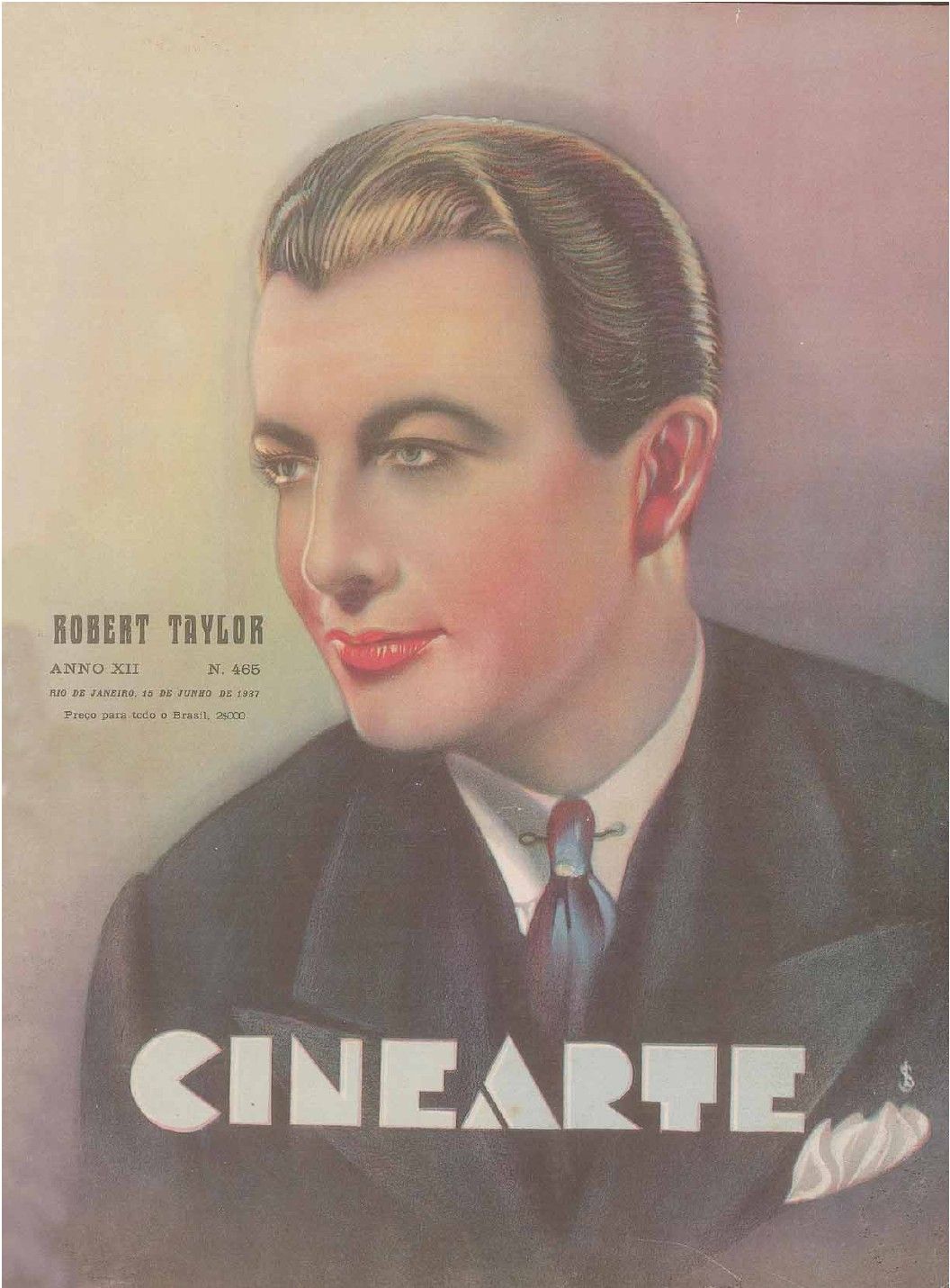 CINEARTE magazine side cover Issue 465 15 June 1937