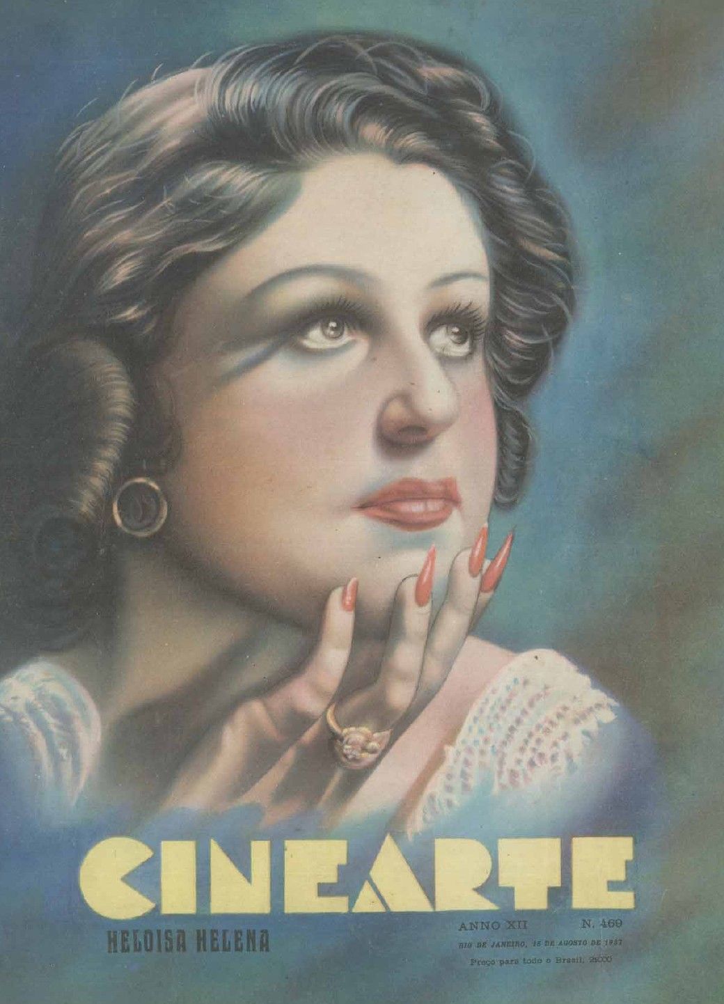 CINEARTE magazine side cover Issue 469 15 August 1937