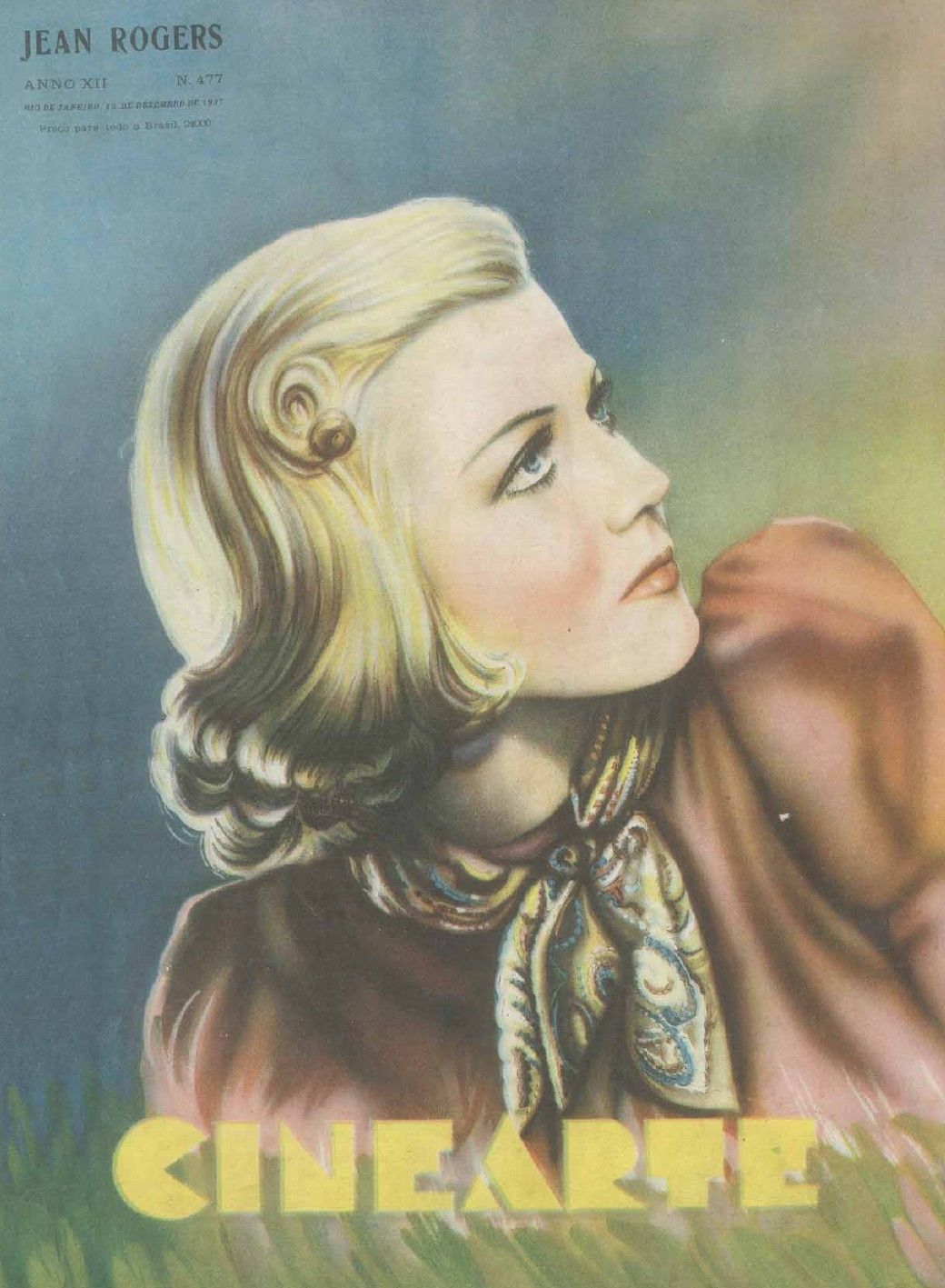 CINEARTE magazine side cover Issue 477 15 December 1937