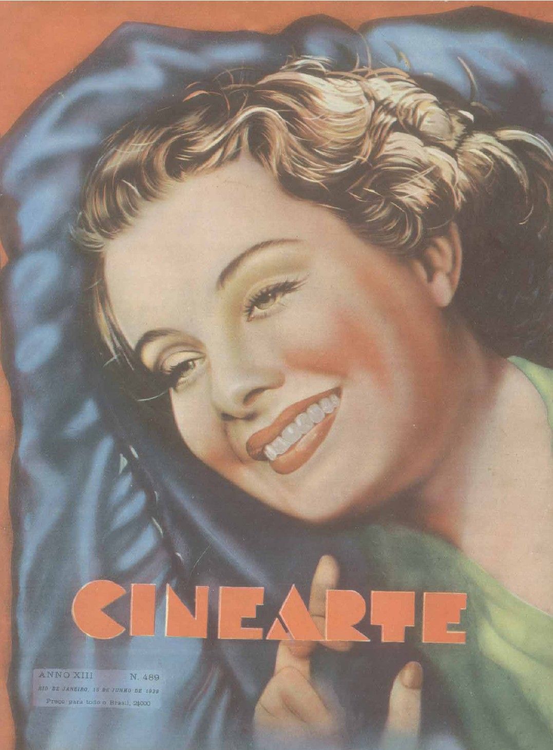 CINEARTE magazine side cover Issue 489 15 June 1938