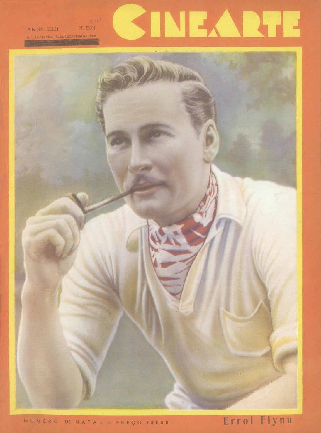 CINEARTE magazine side cover Issue 501 15 December 1938