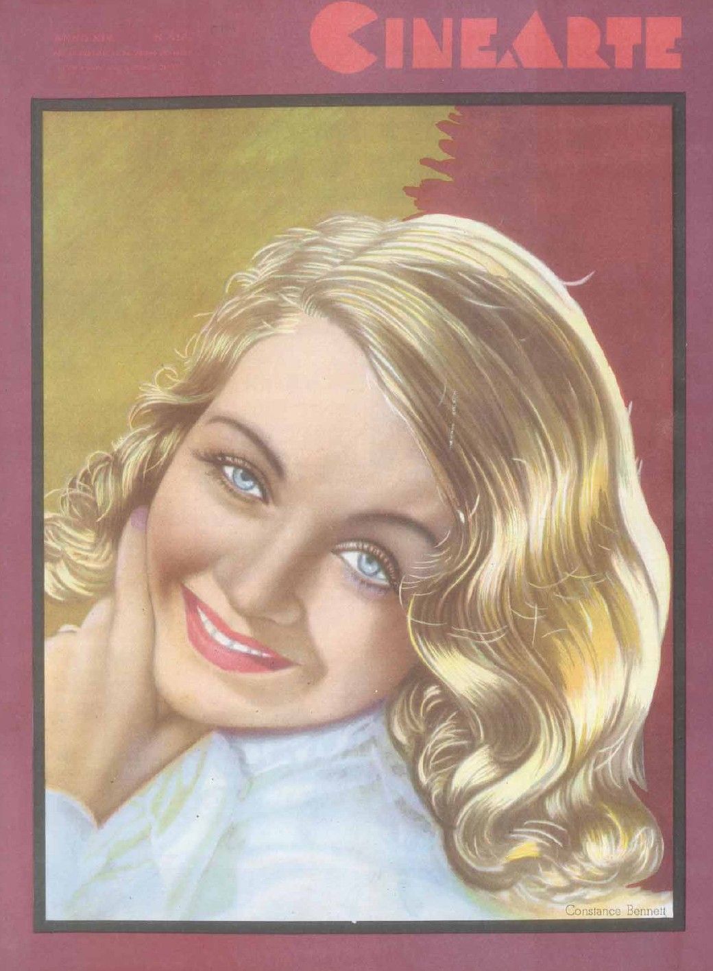 CINEARTE magazine side cover Issue 513 15 June 1939