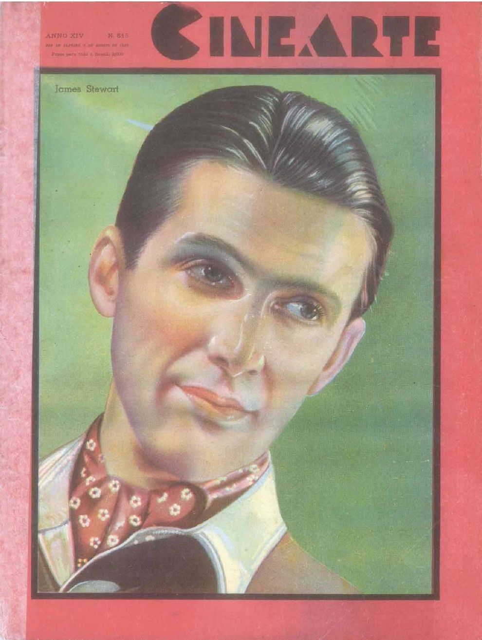 CINEARTE magazine side cover Issue 516 1 August 1939