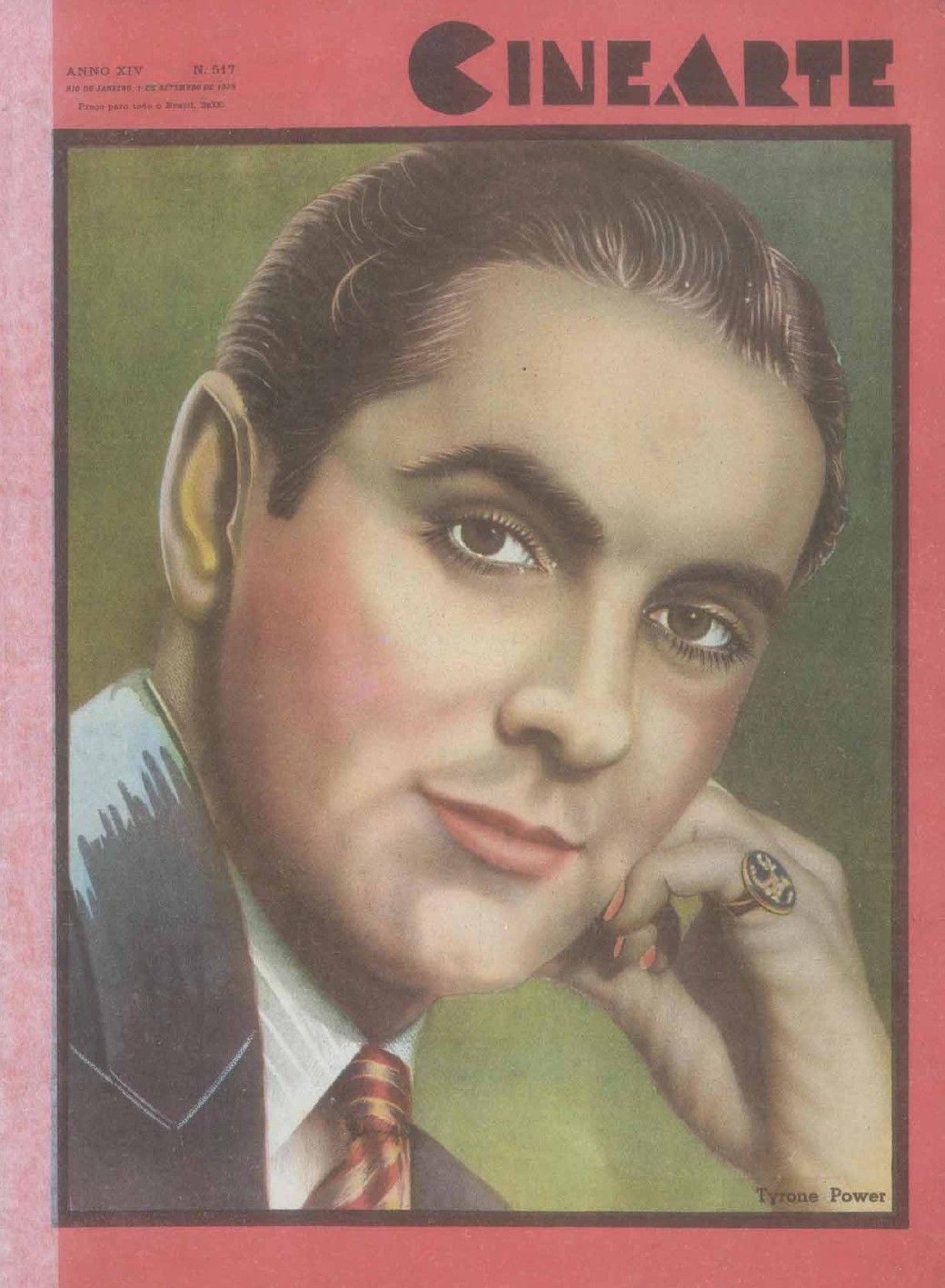 CINEARTE magazine side cover Issue 518 1 September 1939