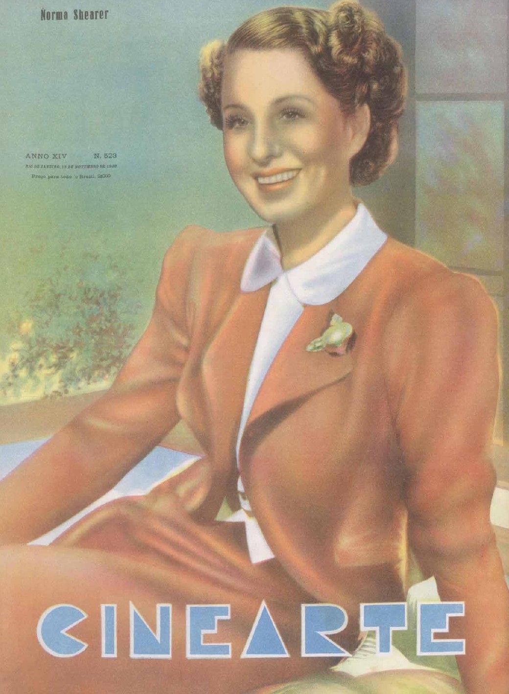 CINEARTE magazine side cover Issue 523 15 November 1939