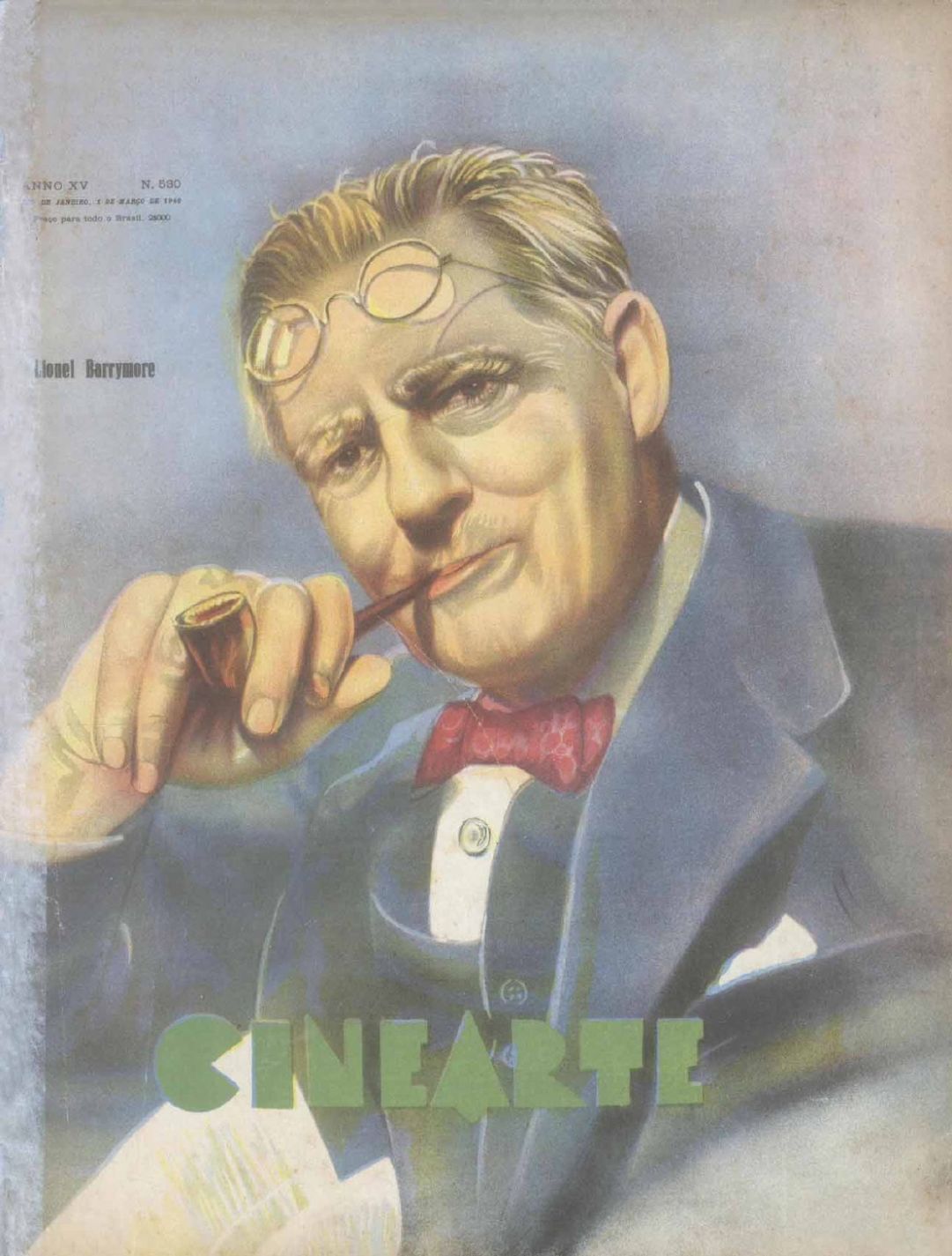CINEARTE magazine side cover Issue 530 1 March 1940