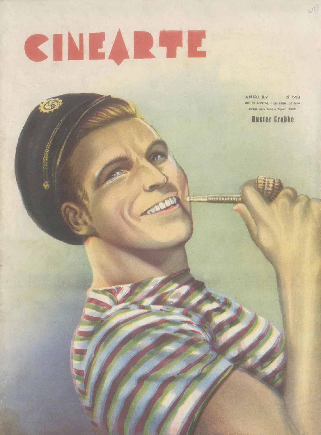 CINEARTE magazine side cover Issue 532 1 April 1940