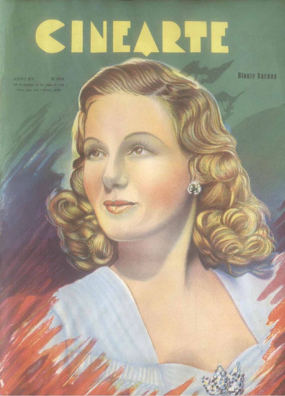 CINEARTE magazine side cover Issue 533 15 April 1940
