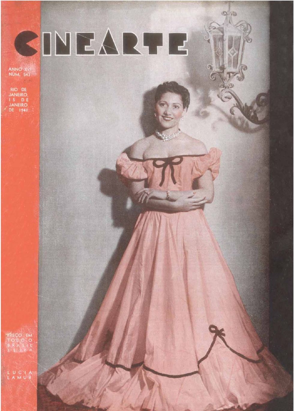 CINEARTE magazine side cover Issue 543 15 January 1941