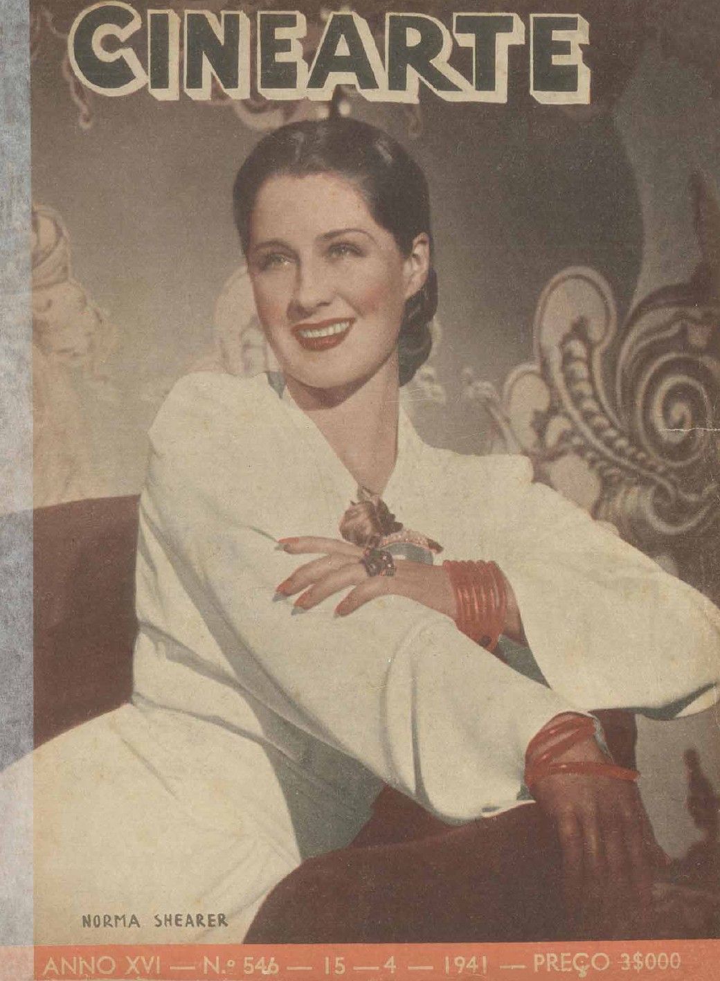 CINEARTE magazine side cover Issue 546 15 April 1941