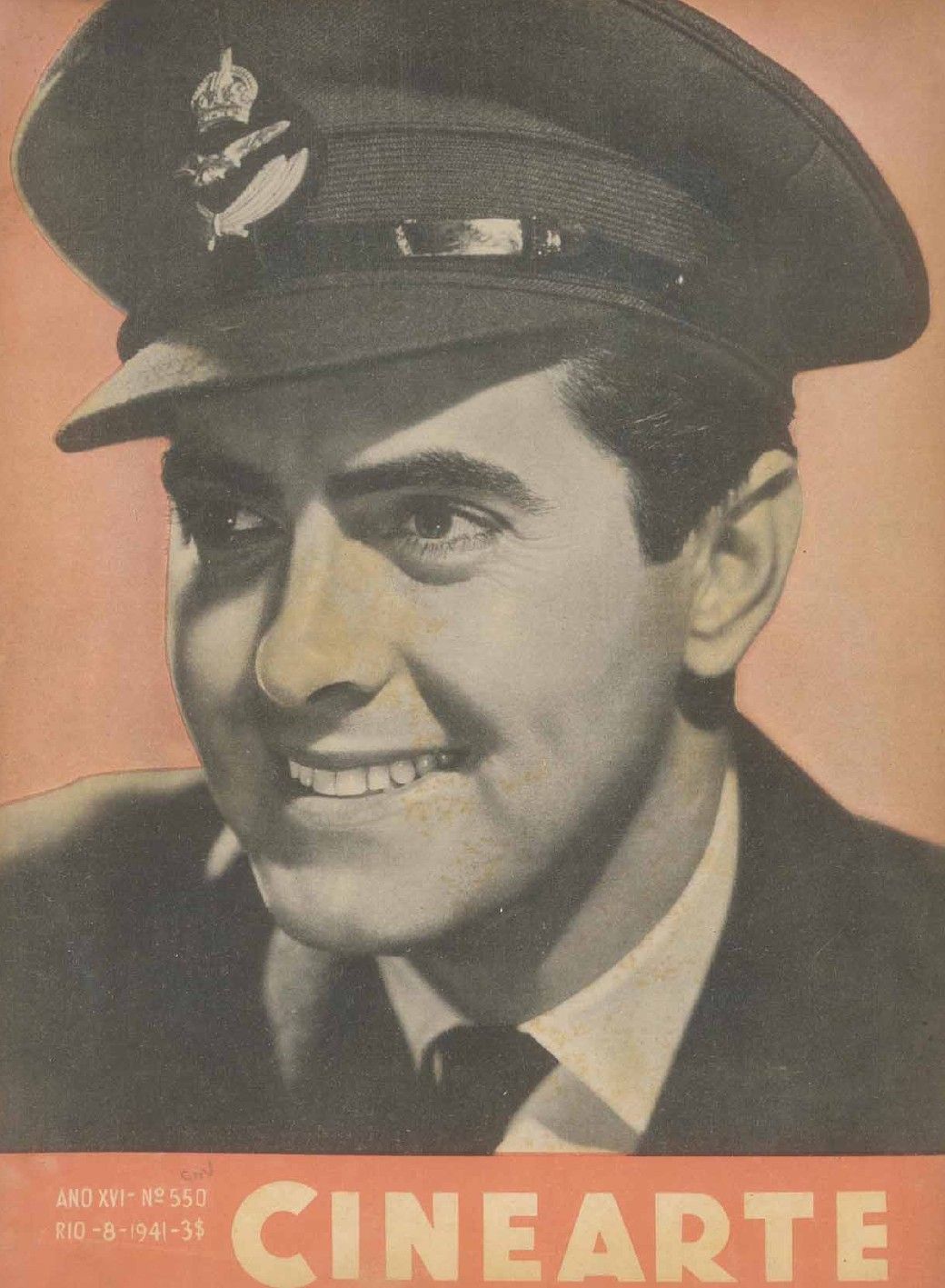 CINEARTE magazine side cover Issue 550 15 August 1941