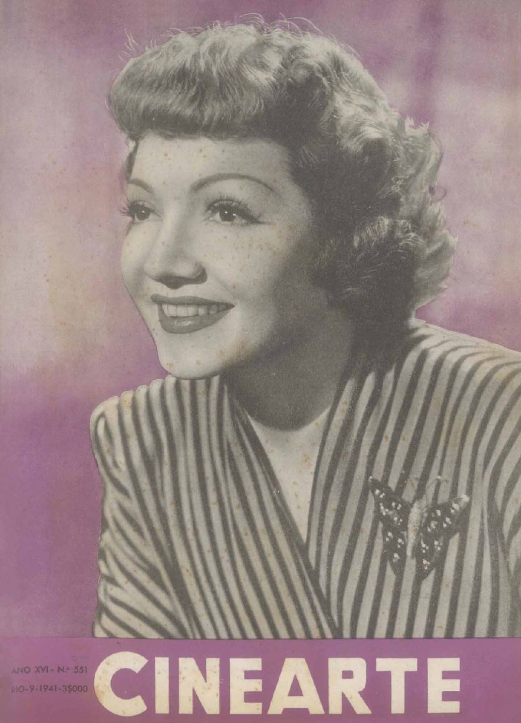 CINEARTE magazine side cover Issue 551  September 1941