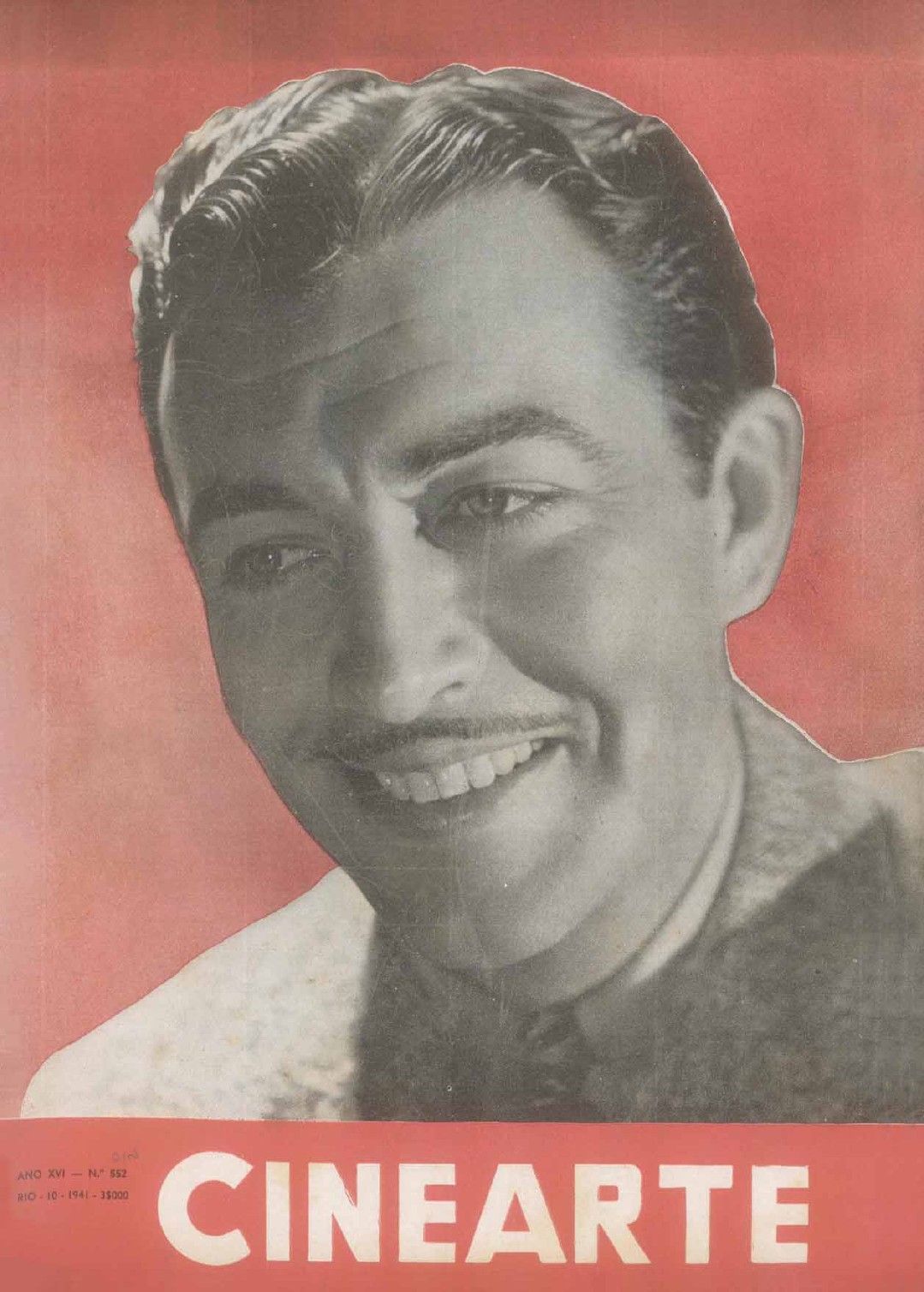 CINEARTE magazine side cover Issue 552  October 1941