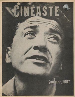 CINEASTE magazine side cover Issue 1 Vol 1 #1 June 1967